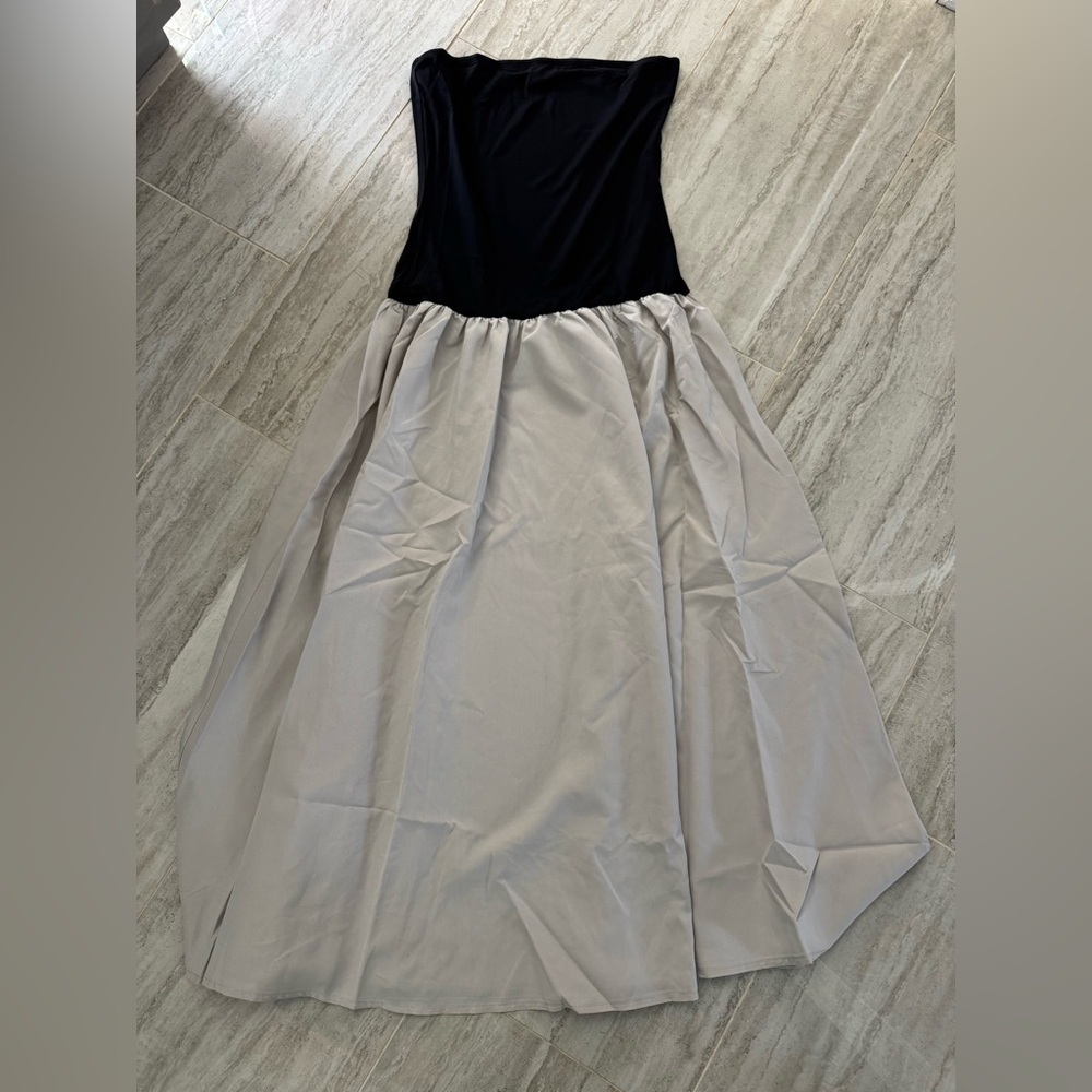 Strapless Tube Maxi Dress
